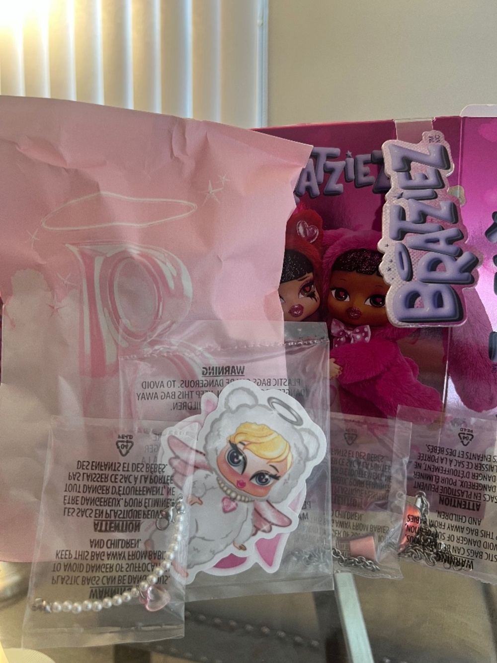 BRATZ BRATZIEZ SWEETHEARTZ SERIEZ PLUSH KEYCHAIN